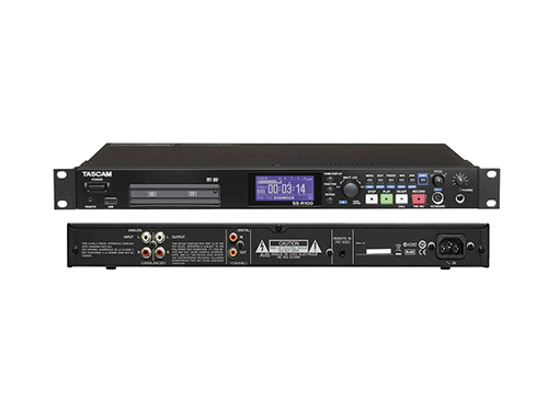 内蒙达斯冠 SS-R100 Tascam CF SD USB 会议室机架式固态录放机