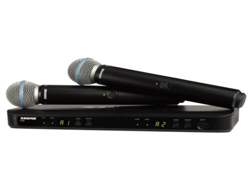 内蒙Shure麦克风 舒尔麦克风 BLX288/B58 一拖二手持无线麦克风 